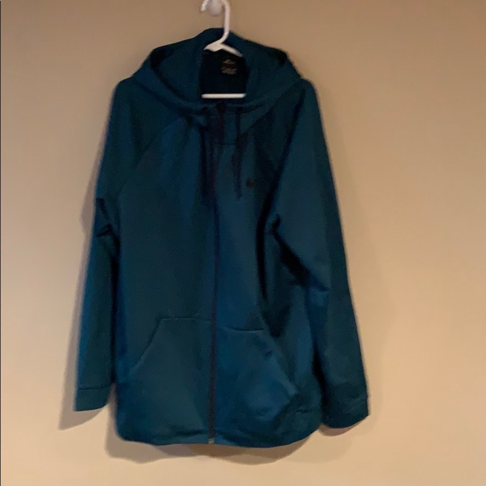 Full zip hooded sweatshirt